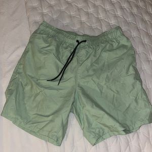 Green swim trunks